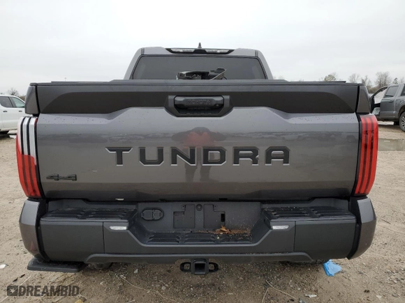 2023 Toyota Tundra 4WD SR5 with VIN 5TFLA5DB1PX072829, listed as a Copart auction lot 45349925 with 25,838 mi miles and Salvage Title. Bid and sale history available at carsss.com. Image 6.