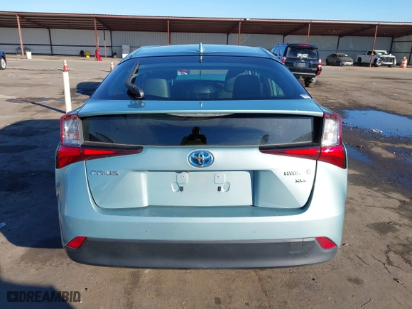 2019 Toyota Prius L Eco with VIN JTDKARFU5K3098982, listed as a IAAI auction lot 41295370 with 1 mi miles. Bid and sale history available at carsss.com. Image 17.