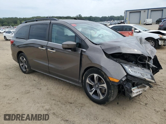 2020 Honda Odyssey Touring with VIN 5FNRL6H80LB022422, listed as a Copart auction lot 72515944 with Not Provided miles and Salvage Title. Bid and sale history available at DreamBid. Image 4.