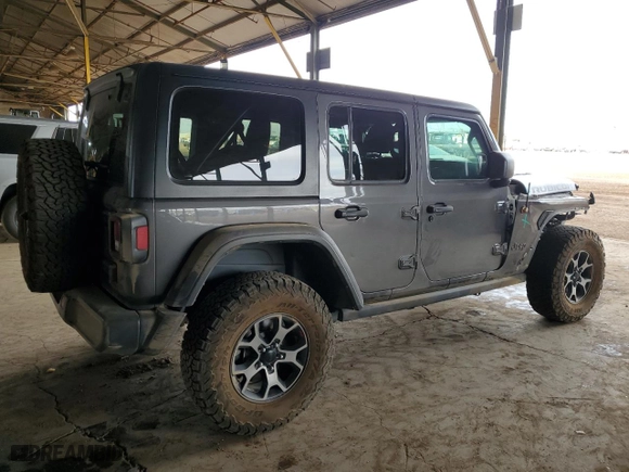 2019 Jeep Wrangler Unlimited Rubicon with VIN 1C4HJXFN1KW519098, listed as a Copart auction lot 47869125 with 113,109 mi miles and Salvage Title. Bid and sale history available at carsss.com. Image 3.