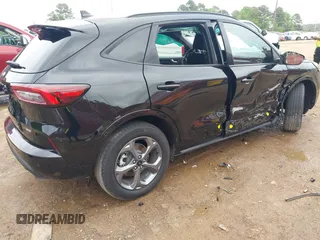 2024 Ford Escape ST-Line with VIN 1FMCU0MZ3RUA57188, listed as a IAAI auction lot 41952211 with 13,024 mi miles and . Bid and sale history available at DreamBid. Image 4.
