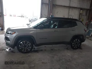 2023 Jeep Compass (RED) Edition with VIN 3C4NJDCN2PT567373, listed as a IAAI auction lot 42605313 with 49,610 mi miles and . Bid and sale history available at DreamBid. Image 14.