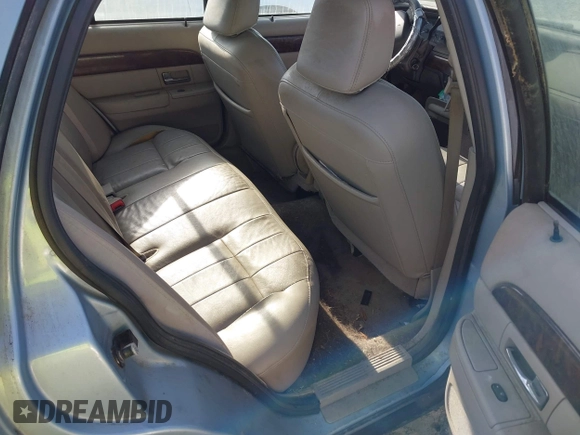 2007 Mercury Grand Marquis LS Premium with VIN 2MEFM75W77X601517, listed as a IAAI auction lot 42123430 with 139,938 mi miles and . Bid and sale history available at DreamBid. Image 8.