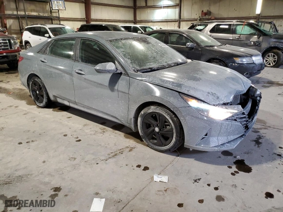 2022 Hyundai Elantra Essential with VIN KMHLM4AG2NU312188, listed as a Copart auction lot 42195615 with 90,553 mi miles and Salvage Title. Bid and sale history available at carsss.com. Image 4.