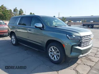 2023 Chevrolet Suburban Premier with VIN 1GNSKFKD8PR432466, listed as a IAAI auction lot 42563289 with 63,578 mi miles and . Bid and sale history available at DreamBid. Image 1.