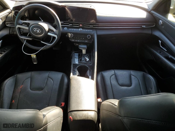 2021 Hyundai Elantra Hybrid Limited with VIN KMHLN4AJ5MU006108, listed as a Copart auction lot 82305844 with 67,757 mi miles and Non Repairable. Bid and sale history available at carsss.com. Image 8.