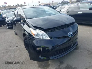 2012 Toyota Prius One with VIN JTDKN3DU1C5465757, listed as a IAAI auction lot 41467815 with 52,987 mi miles. Bid and sale history available at carsss.com. Image 1.