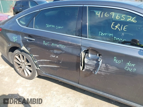 2015 Toyota Avalon Limited with VIN 4T1BK1EB4FU187338, listed as a IAAI auction lot 41696526 with 101,258 mi miles and . Bid and sale history available at DreamBid. Image 6.