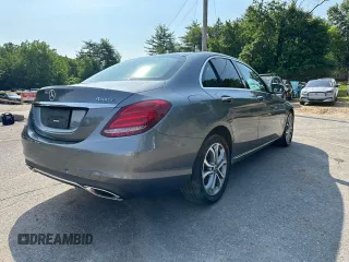 2017 Mercedes-Benz C 300 with VIN 55SWF4KB2HU217236, listed as a Copart auction lot 61000605 with 140,873 mi miles and Clean title. Bid and sale history available at DreamBid. Image 3.