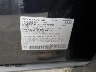 2018 Audi Q3 Premium with VIN WA1BCCFS2JR032529, listed as a Copart auction lot 49040273 with 37,538 mi miles. Bid and sale history available at carsss.com. Image 13.