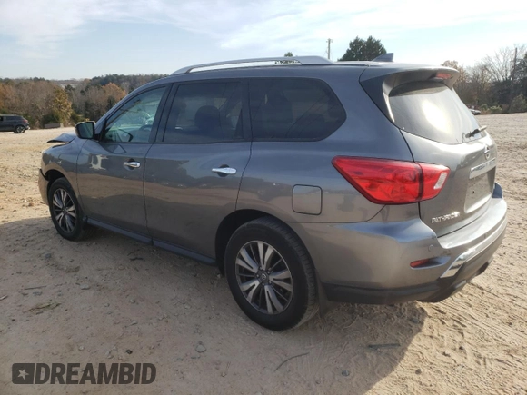 2020 Nissan Pathfinder S with VIN 5N1DR2AM8LC647233, listed as a Copart auction lot 83519124 with 114,915 mi miles and Salvage Title. Bid and sale history available at carsss.com. Image 2.