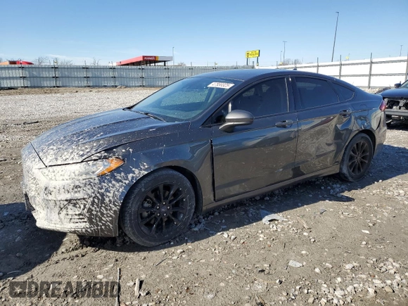 2019 Ford Fusion SE with VIN 3FA6P0HDXKR202110, listed as a Copart auction lot 47558325 with 118,788 mi miles and Salvage Title. Bid and sale history available at carsss.com. Image 1.