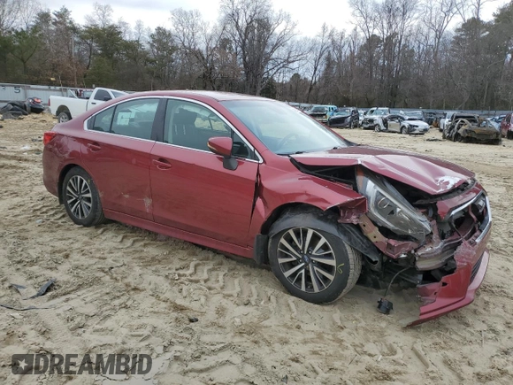 2019 Subaru Legacy Premium with VIN 4S3BNAF66K3021562, listed as a Copart auction lot 44026315 with 70,001 mi miles and Salvage Title. Bid and sale history available at carsss.com. Image 4.