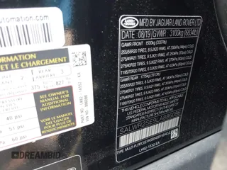 2020 Land Rover Range Rover Sport HSE Dynamic с VIN SALWR2SE9LA886086, выставлен на аукционе IAAI как лот 42382923 с пробегом 62 006 миль миль и . История ставок и продаж доступна на DreamBid. Изображение 9.