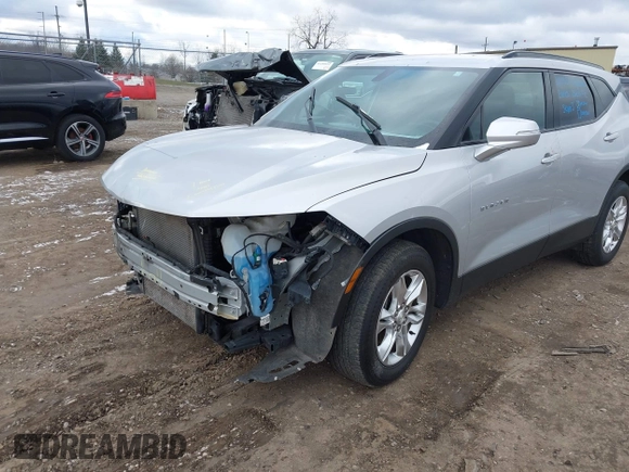 2020 Chevrolet Blazer LT with VIN 3GNKBCRS1LS637802, listed as a IAAI auction lot 41220166 with 113,962 mi miles and . Bid and sale history available at DreamBid. Image 2.