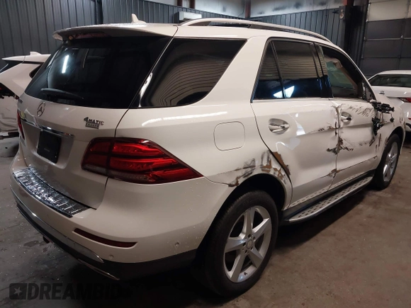 2017 Mercedes-Benz GLE 350 with VIN 4JGDA5HB9HA882255, listed as a IAAI auction lot 41803504 with 53,159 mi miles and . Bid and sale history available at DreamBid. Image 4.