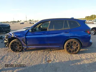 2023 BMW X3 M with VIN 5YM13EC03P9P58528, listed as a IAAI auction lot 41493528 with 18,503 mi miles. Bid and sale history available at carsss.com. Image 14.