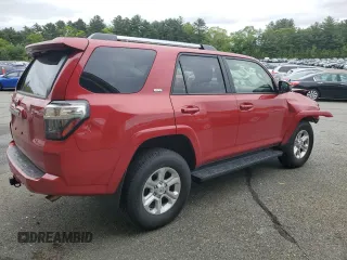 2024 Toyota 4Runner SR5 with VIN JTEMU5JR6R6260652, listed as a Copart auction lot 57820885 with 20,396 mi miles and Clean title. Bid and sale history available at DreamBid. Image 3.
