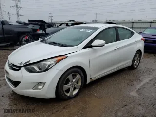 2012 Hyundai Elantra GLS PZEV with VIN 5NPDH4AE7CH080061, listed as a Copart auction lot 86893694 with 217,551 mi miles and Clean Title. Bid and sale history available at carsss.com. Image 1.