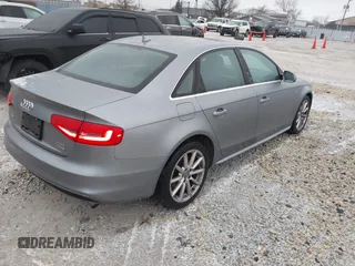 2015 Audi A4 Premium Plus with VIN WAUFFAFL8FN005357, listed as a IAAI auction lot 41231831 with 80,115 mi miles. Bid and sale history available at carsss.com. Image 4.