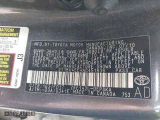 2010 Toyota Corolla with VIN 2T1BU4EE4AC451836, listed as a IAAI auction lot 41827824 with 188,436 mi miles. Bid and sale history available at carsss.com. Image 9.