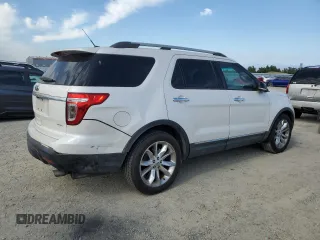 2013 Ford Explorer XLT with VIN 1FM5K7D80DGB63037, listed as a Copart auction lot 61870215 with 132,998 mi miles and Salvage title. Bid and sale history available at DreamBid. Image 3.