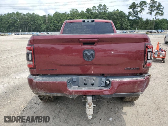2022 Ram 2500 Limited with VIN 3C6UR5SL8NG131277, listed as a Copart auction lot 62543915 with 32,333 mi miles and Salvage title. Bid and sale history available at DreamBid. Image 6.