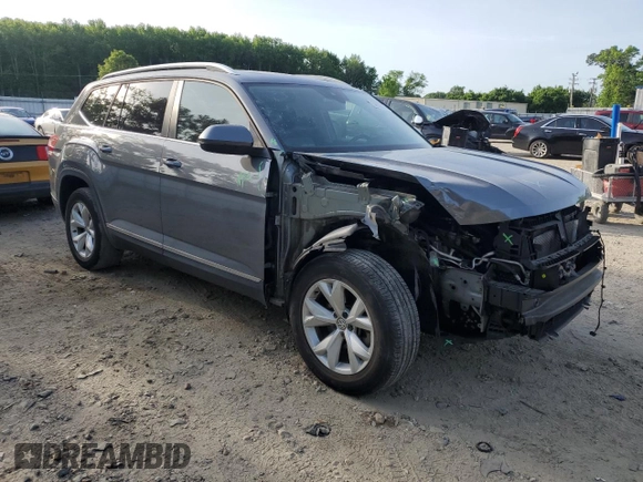 2018 Volkswagen Atlas SEL z VIN 1V2ER2CA4JC503864, wystawiony jako Copart lot #54832325 z przebiegiem 62 272 mil mil oraz Szkoda całkowita • Salvage title. Historia ofert i sprzedaży dostępna na DreamBid. Obrazek 4.