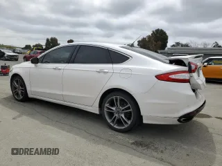 2014 Ford Fusion Titanium with VIN 3FA6P0K97ER393249, listed as a Copart auction lot 53087355 with 148,266 mi miles and Salvage Title. Bid and sale history available at DreamBid. Image 2.