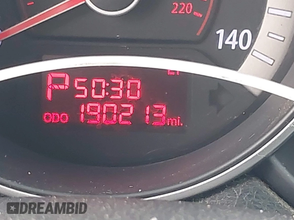 2012 Kia Forte EX with VIN KNAFU4A29C5592525, listed as a IAAI auction lot 41918436 with 190,213 mi miles. Bid and sale history available at carsss.com. Image 15.