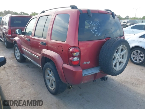 2005 Jeep Liberty Limited with VIN 1J4GK58K15W686107, listed as a IAAI auction lot 42015682 with 153,494 mi miles. Bid and sale history available at carsss.com. Image 3.