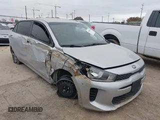 2020 Kia Rio LX with VIN 3KPA24AD4LE297180, listed as a IAAI auction lot 41498864 with 121,090 mi miles. Bid and sale history available at carsss.com. Image 1.