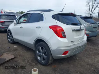2013 Buick Encore Leather with VIN KL4CJCSB5DB202170, listed as a IAAI auction lot 41872948 with 48,536 mi miles and . Bid and sale history available at carsss.com. Image 3.