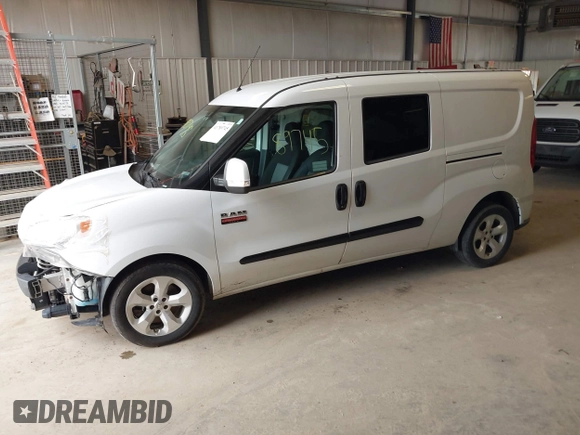 2018 Ram ProMaster City Cargo Tradesman SLT with VIN ZFBERFBB1J6K88187, listed as a IAAI auction lot 41789745 with 235,653 mi miles and . Bid and sale history available at DreamBid. Image 2.