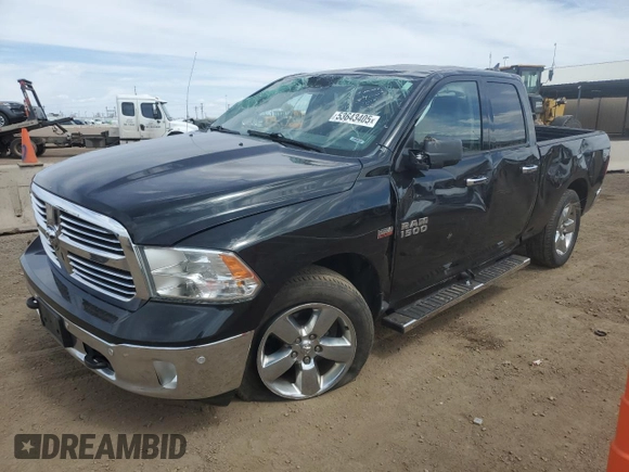 2015 Ram 1500 Big Horn with VIN 1C6RR7GTXFS643160, listed as a Copart auction lot 53643405 with 141,354 mi miles and Salvage title. Bid and sale history available at DreamBid. Image 1.