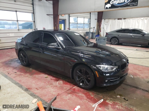 2016 BMW 3 Series 328i xDrive with VIN WBA8E3G51GNT26004, listed as a Copart auction lot 45586295 with 197,660 mi miles and Salvage Title. Bid and sale history available at carsss.com. Image 4.