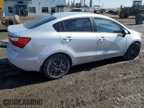2015 Kia Rio LX with VIN KNADM4A39F6514695, listed as a Copart auction lot 52280395 with 136,824 mi miles and Salvage Title. Bid and sale history available at carsss.com. Image 3.