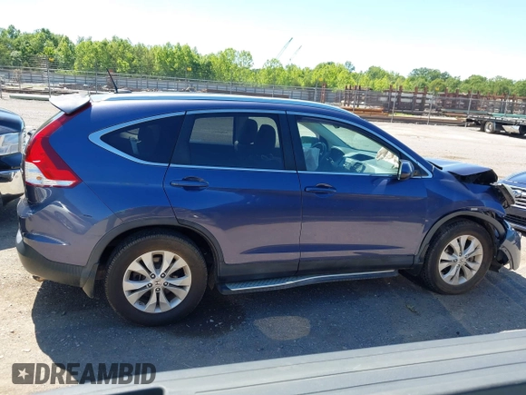 2013 Honda CR-V EX-L with VIN 2HKRM4H73DH634299, listed as a IAAI auction lot 42319666 with 108,689 mi miles and . Bid and sale history available at DreamBid. Image 13.