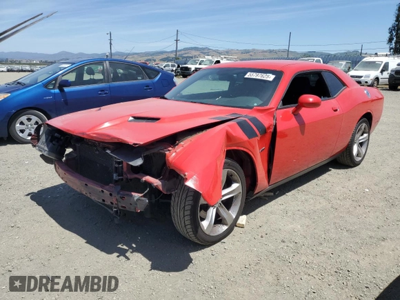 2016 Dodge Challenger R/T Plus с VIN 2C3CDZBT0GH183665, выставлен на аукционе Copart как лот 55797625 с пробегом 111 497 миль миль и Списание • Salvage title. История ставок и продаж доступна на DreamBid. Изображение 1.