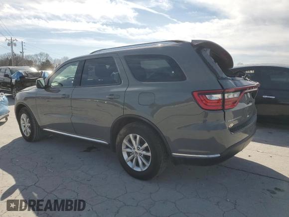 2023 Dodge Durango SXT with VIN 1C4RDHAG2PC635431, listed as a Copart auction lot 50195085 with 38,114 mi miles and Salvage title. Bid and sale history available at DreamBid. Image 2.