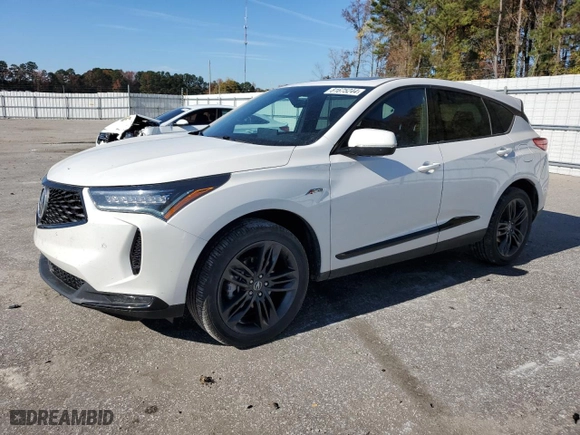 2023 Acura RDX w/A-Spec Package with VIN 5J8TC2H62PL002206, listed as a Copart auction lot 81675244 with 47,303 mi miles and Salvage Title. Bid and sale history available at carsss.com. Image 1.