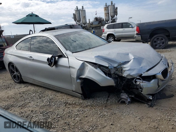 2019 BMW 4 Series 430i with VIN WBA4W3C55KAF93022, listed as a Copart auction lot 63199815 with 34,331 mi miles and Salvage title. Bid and sale history available at DreamBid. Image 4.