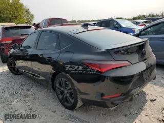 2023 Acura Integra w/A-Spec Technology Package with VIN 19UDE4H69PA016531, listed as a Copart auction lot 71002314 with 23,884 mi miles and Salvage Title. Bid and sale history available at carsss.com. Image 2.