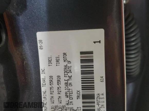 2021 Toyota Tundra Platinum with VIN 5TFAY5F17MX960813, listed as a Copart auction lot 56544055 with 99,592 mi miles and Salvage title. Bid and sale history available at DreamBid. Image 12.