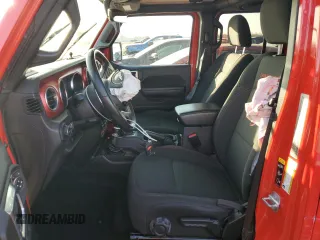 2022 Jeep Wrangler Unlimited Rubicon with VIN 1C4HJXFN5NW129979, listed as a Copart auction lot 88922175 with 36,578 mi miles and Salvage title. Bid and sale history available at DreamBid. Image 7.