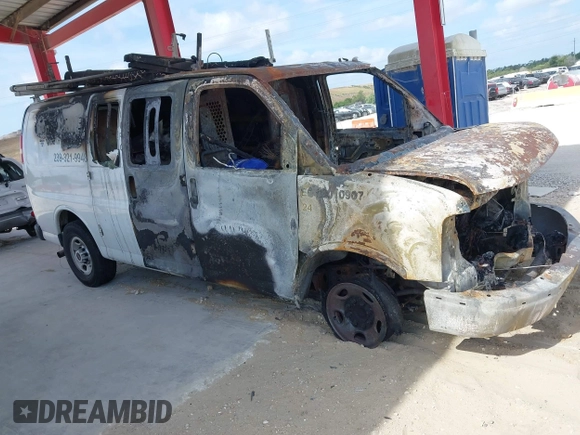 2018 GMC Savana Cargo with VIN 1GTW7AFP2J1312610, listed as a IAAI auction lot 42076819 with Not Provided miles and . Bid and sale history available at DreamBid. Image 1.