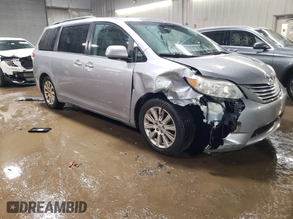 2011 Toyota Sienna XLE AAS with VIN 5TDYK3DC0BS174864, listed as a Copart auction lot 50387005 with 218,938 mi miles and Salvage Title. Bid and sale history available at DreamBid. Image 4.