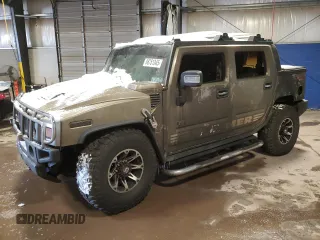 2005 Hummer H2 SUT with VIN 5GRGN22U35H125903, listed as a Copart auction lot 88751345 with 0 mi miles and Salvage Title. Bid and sale history available at carsss.com. Image 1.