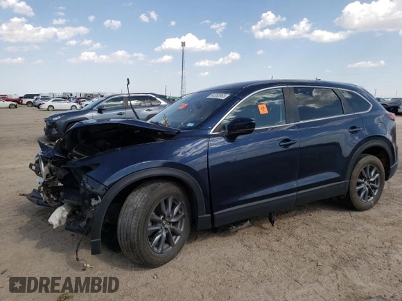 2021 Mazda CX-9 Sport with VIN JM3TCBBY5M0506083, listed as a Copart auction lot 64380963 with 36,397 mi miles and . Bid and sale history available at DreamBid. Image 1.