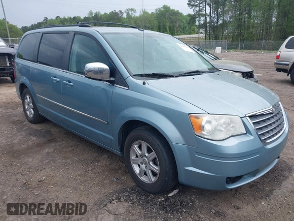 2010 Chrysler Town & Country Touring Plus with VIN 2A4RR8DX7AR368342, listed as a IAAI auction lot 41947514 with 343,759 mi miles. Bid and sale history available at carsss.com. Image 1.